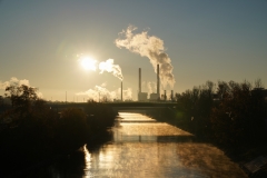 Novembermorning  over Danube Channel