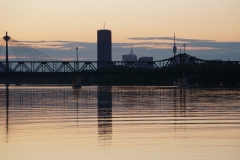 Vienna DC Tower at dawn