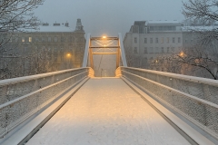 Finally it´s snowing in Vienna