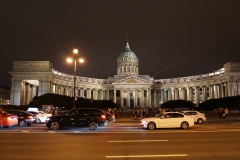 passing by the Cathedral of Our Lady of Kazan