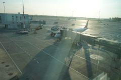 Austrian Airlines waiting just for us