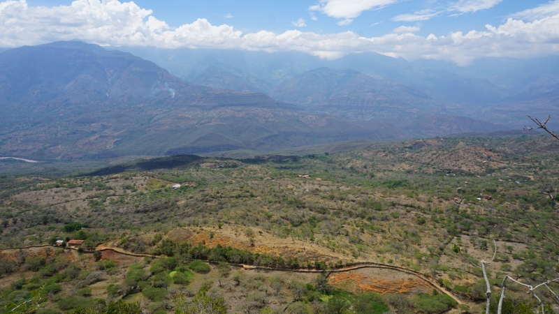 valley beneath Barichara