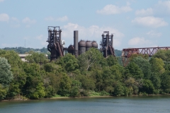 steel mill, standing still