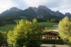 View from our hotel room in Leogang, Salzburg - first afternoon