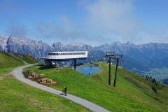 upper Station of  a rope way  (  for skiing only )