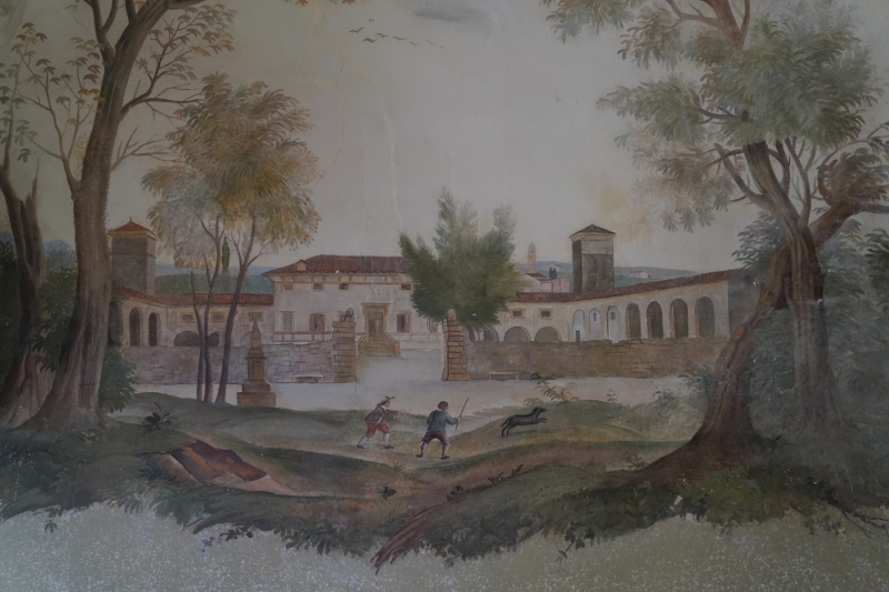 original Frescos in Villa Giona  ( ca. 1700 )