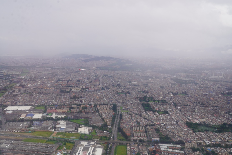 over Bogotá
