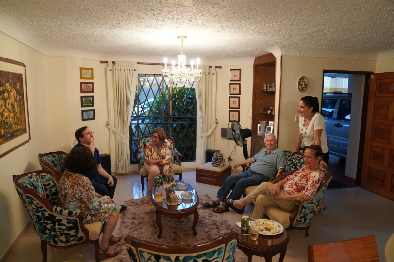visiting family Tascon-Irurita