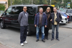 Eduardo, Veronika with guide and driver