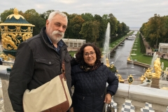 Peterhof, overlooking the fountain