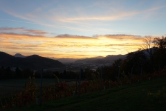 Abendstimmung vor der Führung