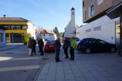 Vor der Abfahrt Richtung Burg