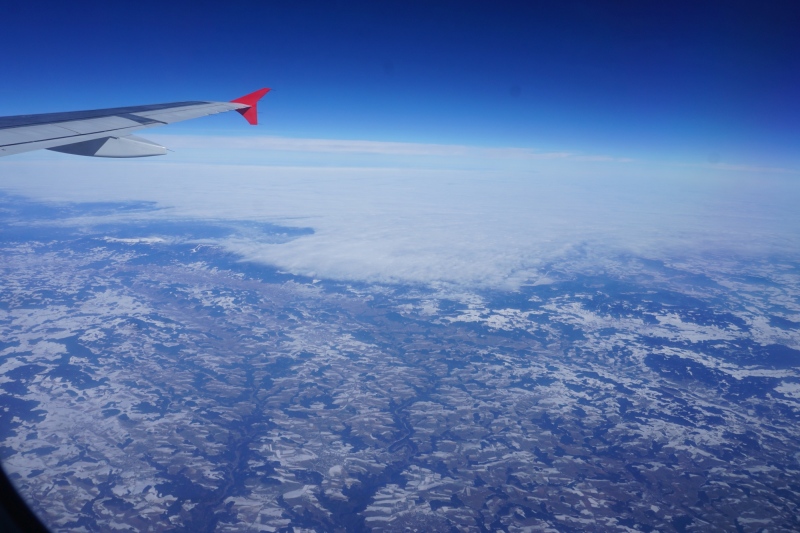 over frozen Austria