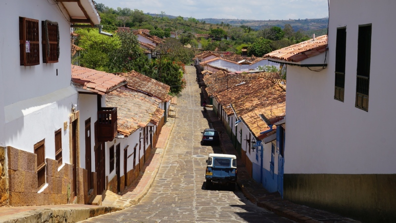 street of Barichara