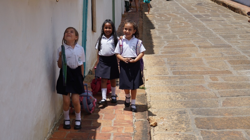 schoolgirls