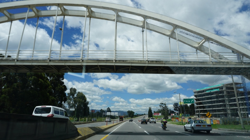 almost out of Bogotá