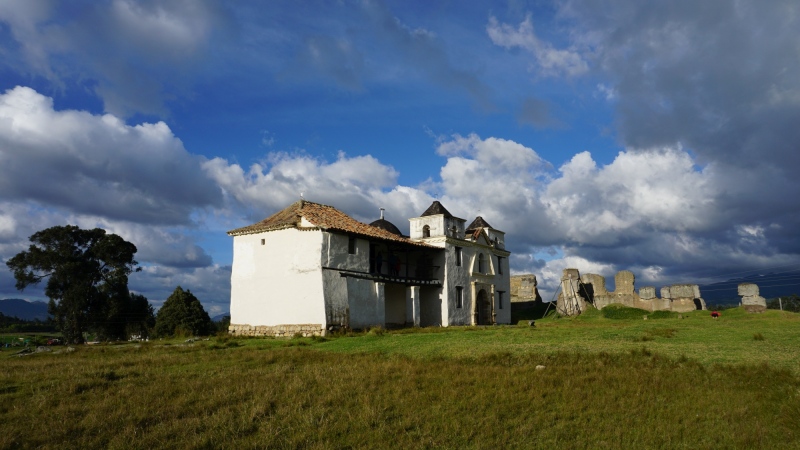 Capilla de Siecha ca. 1650, altitude  2717m