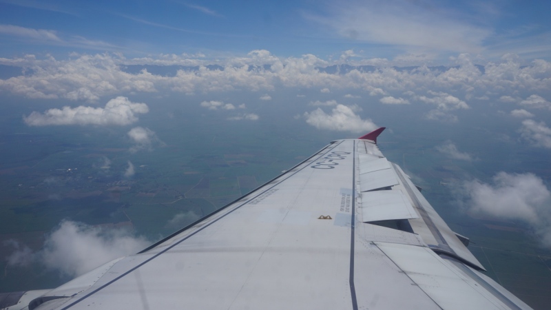 approaching Airport Bonilla-Aragon