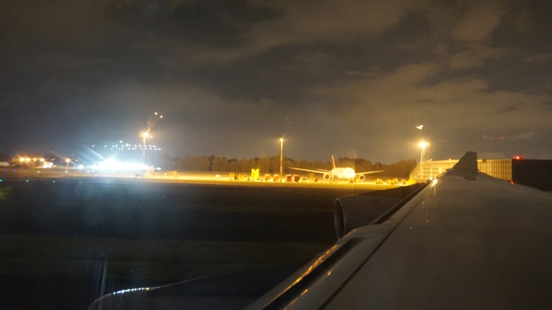 before take-off from El Dorado Airport Bogotá