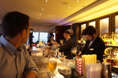 at the bar, 53rd floor