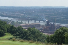 steel mills from above