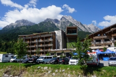Our Hotel, from the rope-way station