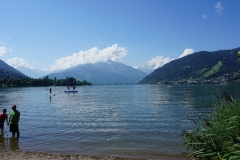 Next Day:  Visiting Lake Zell  ( made some years ago by a glacier )