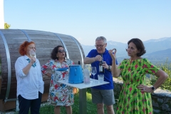 Marion,  Maria Nelly, Hans and Karin