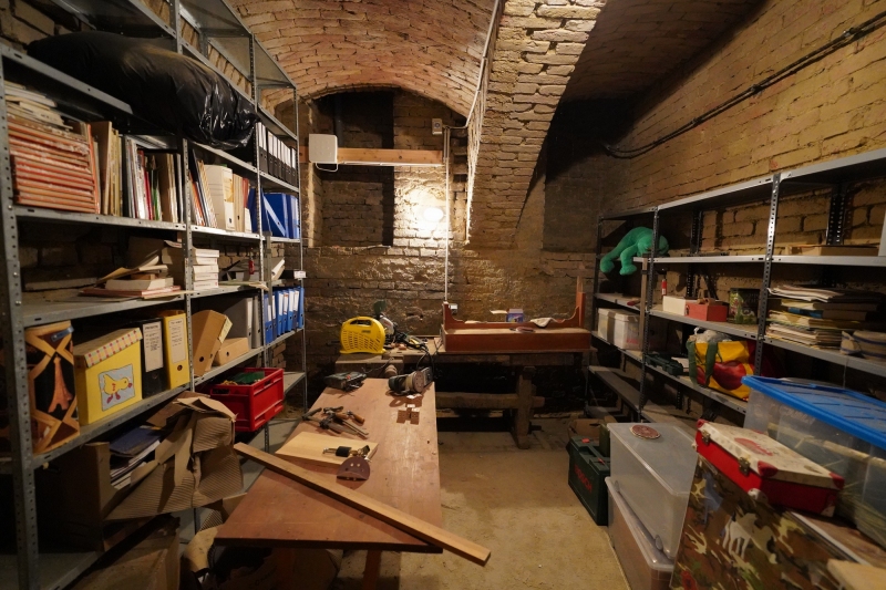 my workshop in the basement