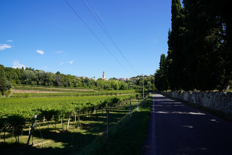 Approaching Castelrotto  ( broken castle) from the south