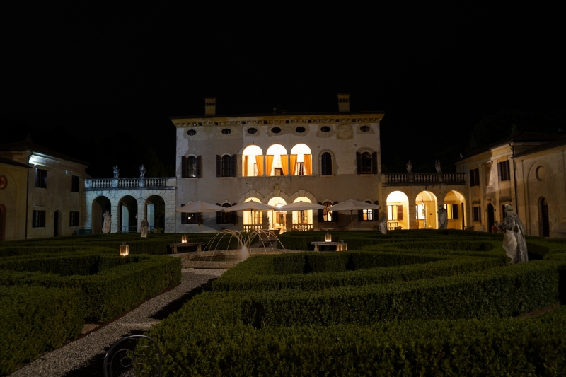Villa Giona at night