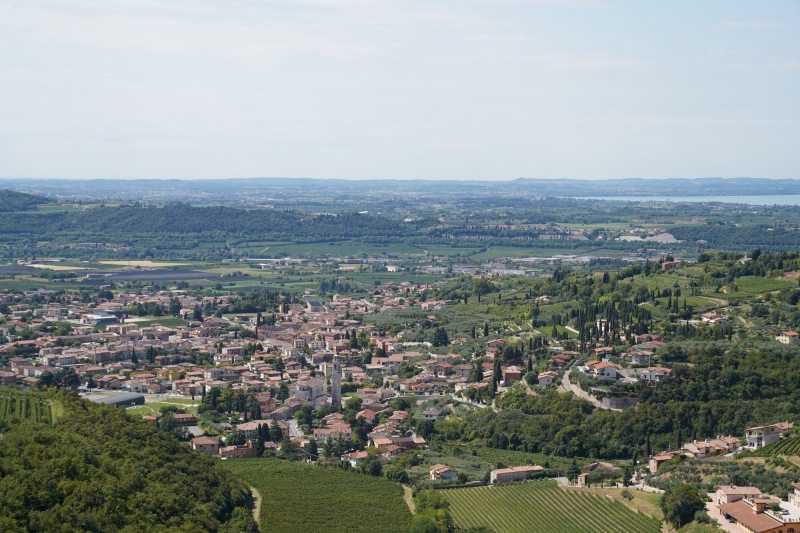 at the foot of San Giorgio hill