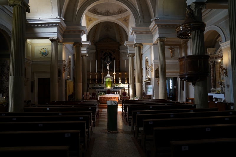 Castelrotto church "San Ulderico" , inside