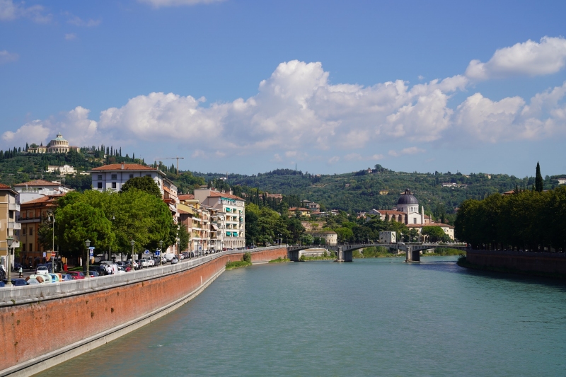 Garibaldi bridge and San Giorgio church