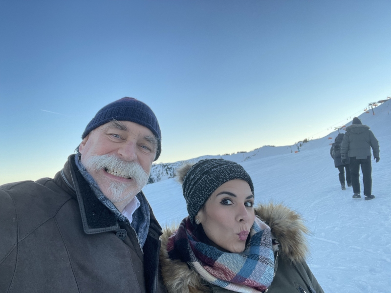 mi primer selfie, la otra es la Queen
