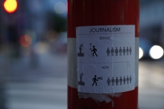 Journalism, before and now