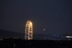 7.9 . 20:45,  Mondfinsternis leider hinter Wolken, da hab´ ich einfach das Riesenrad genommen
