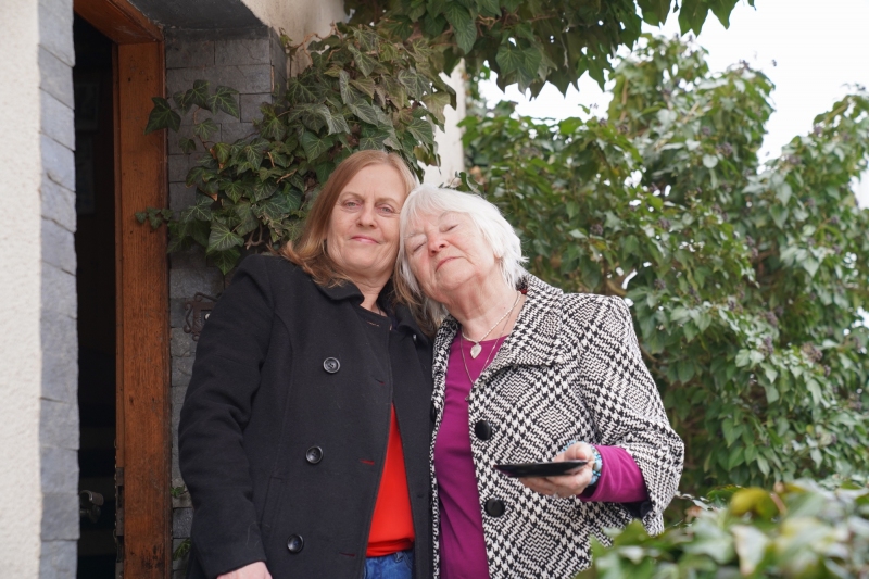 Niece Martina ( sister Mariedl´s daughter ) and Frieda