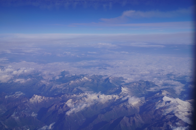 The Alps from above