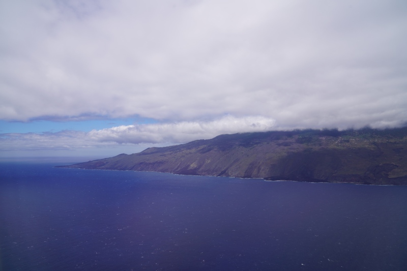 First glimpse of La Palma
