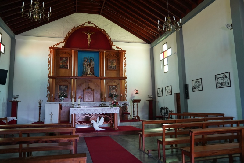 Curch of Tazacorte ( viewpoint to the Crater )