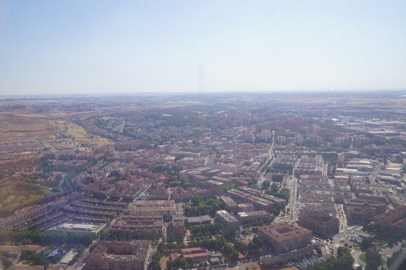 over Madrid