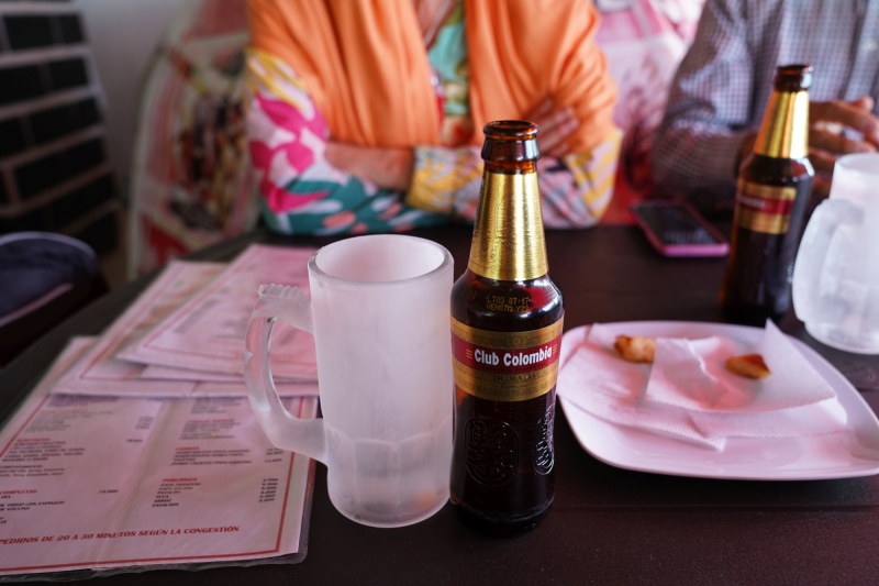 Club Colombia beer, well deserved