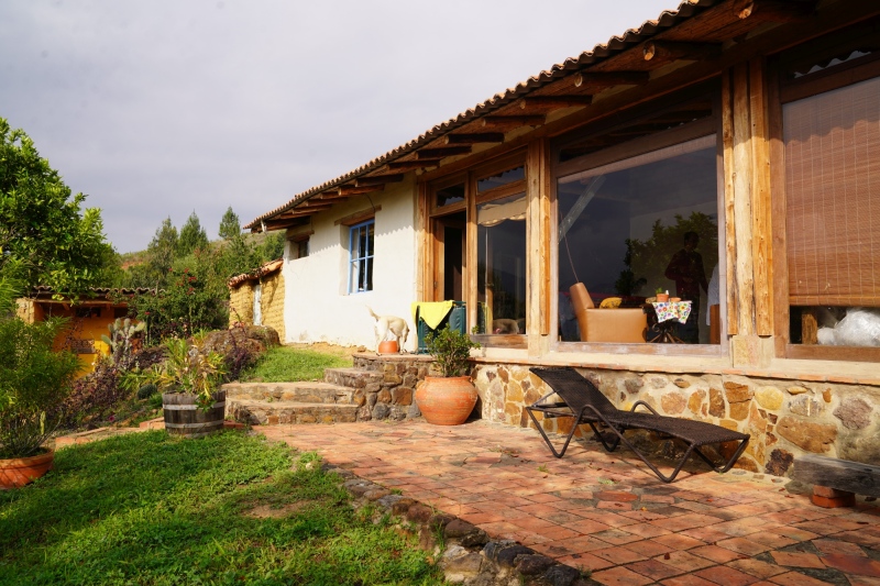 The refuge, while the finca is still under construction