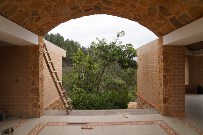 lobby under construction