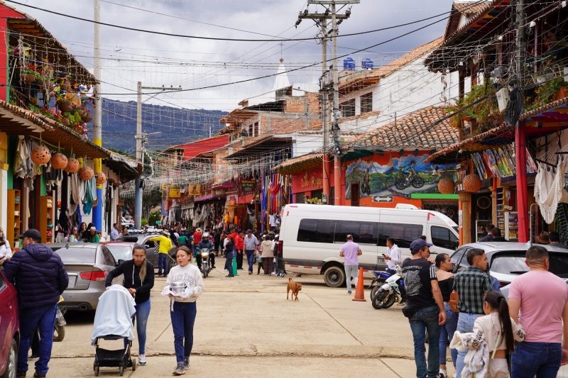 Ráquira main street