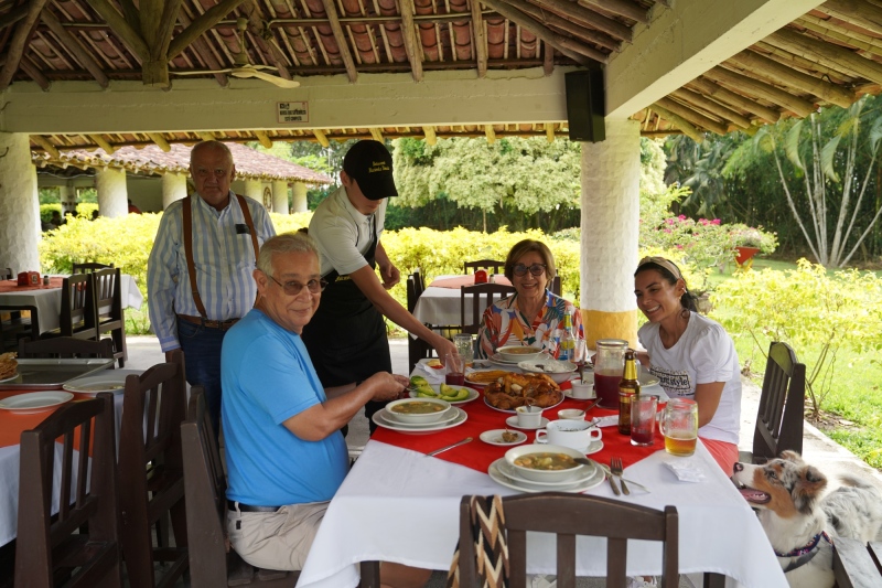 the aim was of course ´Sancocho de Gallina´ at the Restaurant Venecia