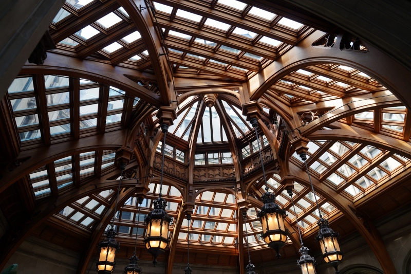 Nice wooden Roofstructure