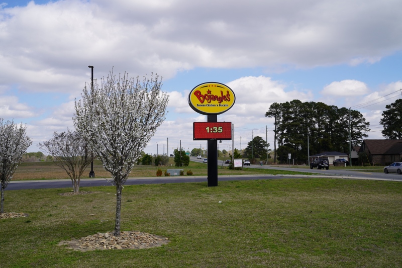 Finally at Bojangles