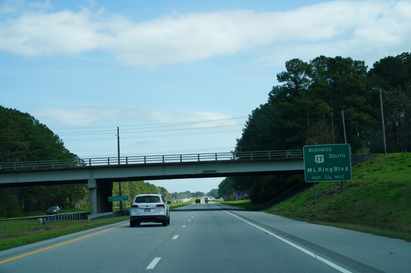 Approaching New Bern